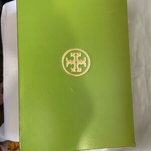 Tory Burch Lime Green Box with Gold Logo